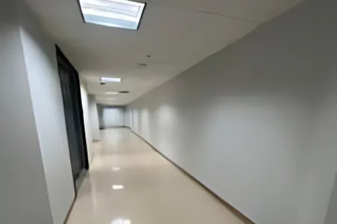 After interior commercial painting