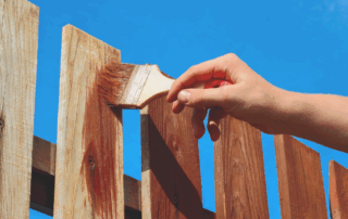 paint or stain my fence